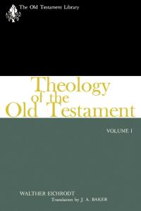 Cover image: Theology of the Old Testament, Volume One 9780664223083