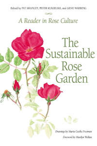 Omslagafbeelding: The Sustainable Rose Garden 9781935149163