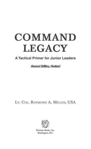Imagen de portada: Command Legacy 9781597972079