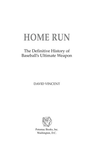 Imagen de portada: Home Run 9781597970358