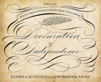 صورة الغلاف: Spencerian Penmanship Practice Book: The Declaration of Independence 9781612438160