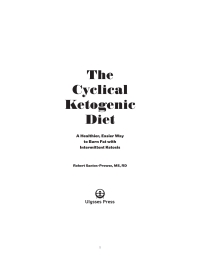 Cover image: The Cyclical Ketogenic Diet 9781612438696