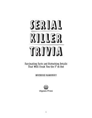Immagine di copertina: Serial Killer Trivia 9781612438672