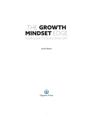 Cover image: The Growth Mindset Edge 9781612438986