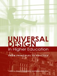 Cover image: Universal Design in Higher Education 9781891792908