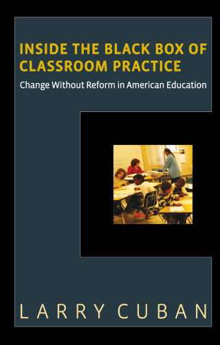 Omslagafbeelding: Inside the Black Box of Classroom Practice 9781612505565