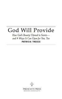 Cover image: God Will Provide 9781612610450