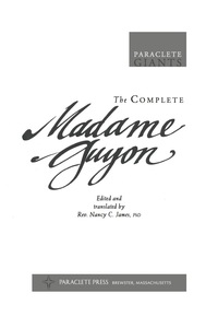 Imagen de portada: The Complete Madame Guyon 9781557259233