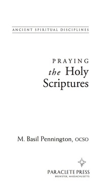Imagen de portada: Praying the Holy Scriptures