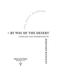 Cover image: By Way of the Desert: 365 Daily Readings 9781557255372