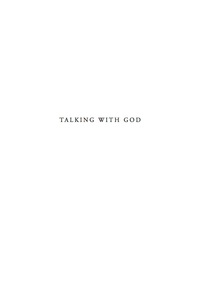 Omslagafbeelding: Talking With God 9781557256454
