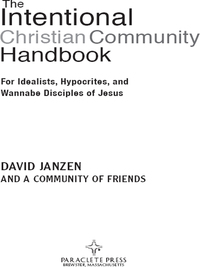 Cover image: The Intentional Christian Community Handbook 9781612612379