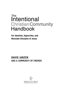 صورة الغلاف: The Intentional Christian Community Handbook 9781612612379