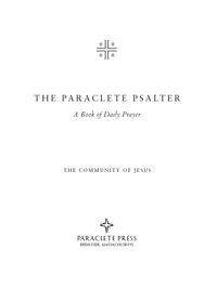 صورة الغلاف: The Paraclete Psalter 9781557256638