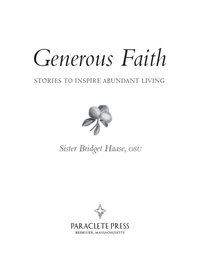 表紙画像: Generous Faith 9781557256157