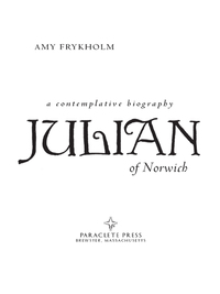 Cover image: Julian of Norwich 9781612610979