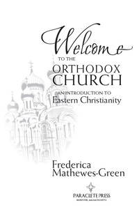 Imagen de portada: Welcome to the Orthodox Church 9781557259219