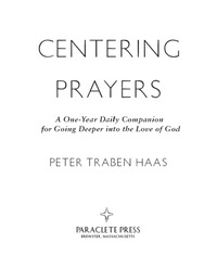 Imagen de portada: Centering Prayers 9781612614151