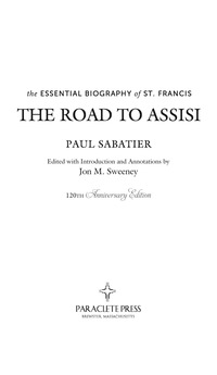 Cover image: The Road to Assisi 9781612614632