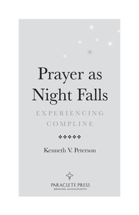 صورة الغلاف: Prayer as Night Falls 9781612613765