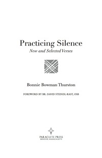 Imagen de portada: Practicing Silence 9781612615615