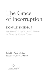 Cover image: The Grace of Incorruption