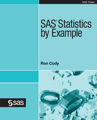 Immagine di copertina: SAS Statistics by Example 9781607648000