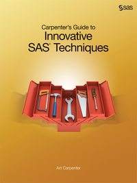 Imagen de portada: Carpenter's Guide to Innovative SAS Techniques 9781607649915