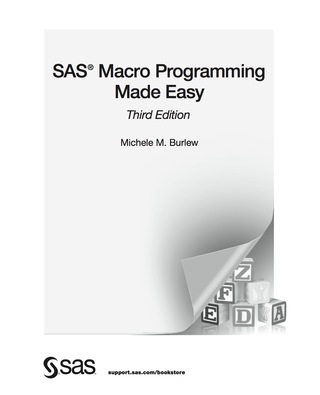 表紙画像: SAS Macro Programming Made Easy 3rd edition 9781612906935