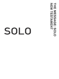 Cover image: The Message Solo New Testament 9781600066726