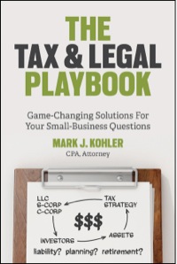 صورة الغلاف: The Tax and Legal Playbook 9781599185613