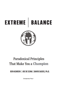 Imagen de portada: Extreme Balance 9781642011777