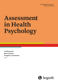 Cover image: Assessment in Health Psychology 1st edition 9780889374522