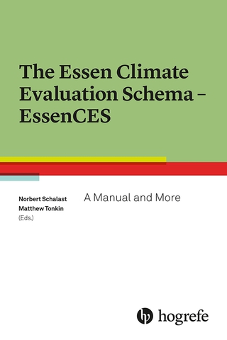 Cover image: The Essen Climate Evaluation Schema – EssenCES 1st edition 9780889374812