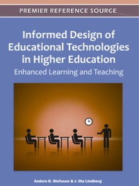Cover image: Informed Design of Educational Technologies in Higher Education 9781613500804