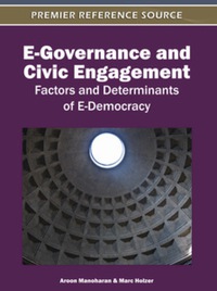 Imagen de portada: E-Governance and Civic Engagement 9781613500835