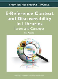 Imagen de portada: E-Reference Context and Discoverability in Libraries 9781613503089