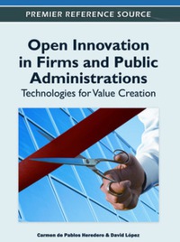 Cover image: Open Innovation in Firms and Public Administrations 9781613503416