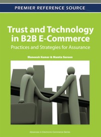 Imagen de portada: Trust and Technology in B2B E-Commerce 9781613503539