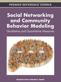 Cover image: Social Networking and Community Behavior Modeling 9781613504444