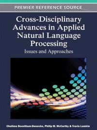 Imagen de portada: Cross-Disciplinary Advances in Applied Natural Language Processing 9781613504475