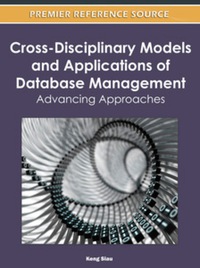 Imagen de portada: Cross-Disciplinary Models and Applications of Database Management 9781613504710