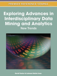 Imagen de portada: Exploring Advances in Interdisciplinary Data Mining and Analytics 9781613504741