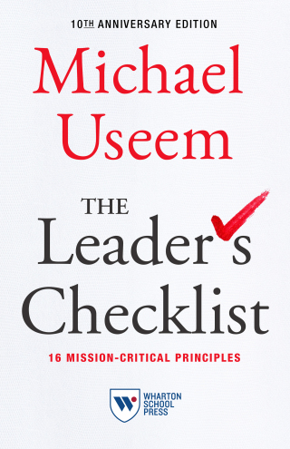 Imagen de portada: The Leader's Checklist, 10th Anniversary Edition 9781613631188