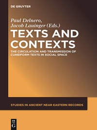 Cover image: Texts and Contexts 1st edition 9781614517177