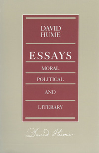 Cover image: Essays, Moral, Political, and Literary 9780865970564