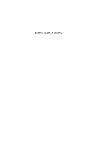 Cover image: Semantic Data Mining 1st edition 9781614997450