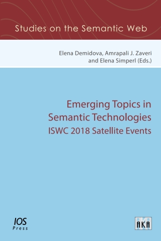 Cover image: Emerging Topics in Semantic Technologies 1st edition 9781614998938