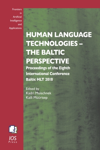 Cover image: Human Language Technologies – The Baltic Perspective 1st edition 9781614999119