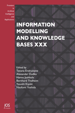 Cover image: Information Modelling and Knowledge Bases XXX 1st edition 9781614999324